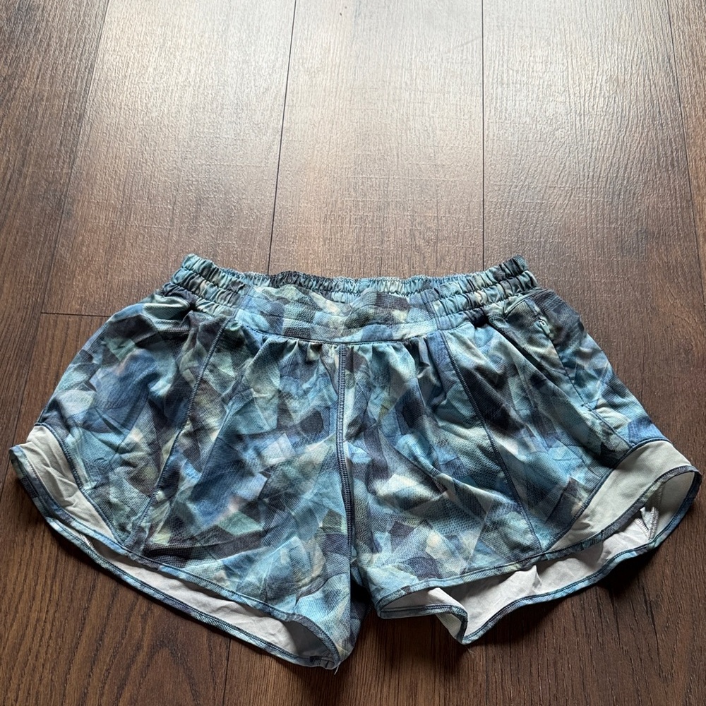 Lululemon Athletica Multicolor Patterned Athletic Shorts